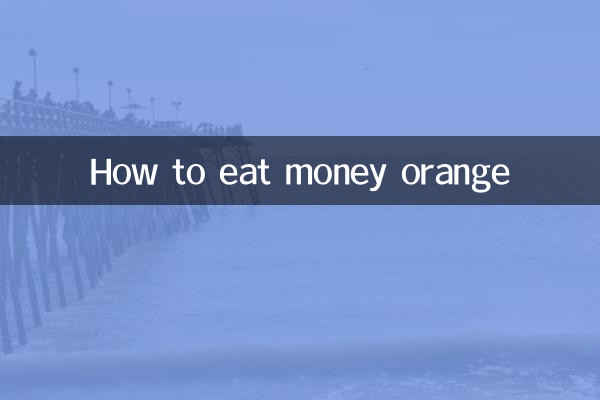 Wie man Geldorange isst