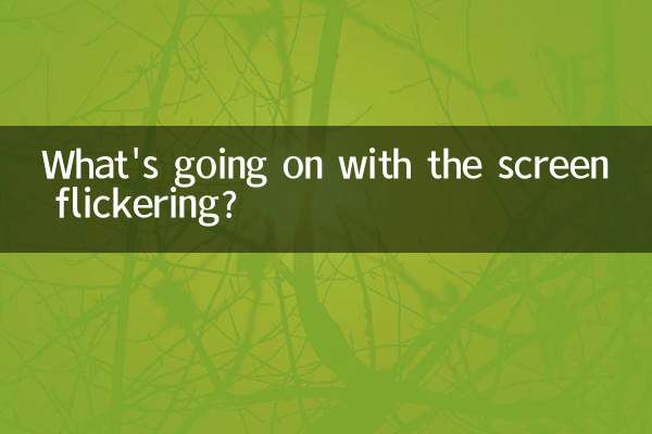 Was ist mit dem Flackern des Bildschirms los?