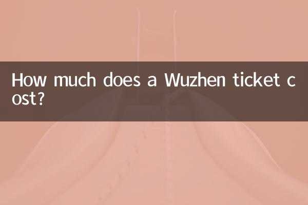 ¿Cuánto cuesta un billete de Wuzhen?