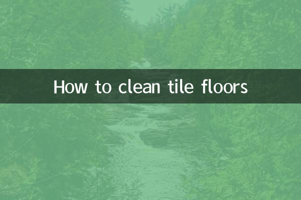 Come pulire i pavimenti in piastrelle