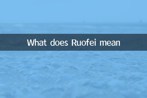 Was bedeutet Ruofei