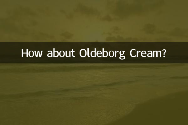 Che ne dici della Crema Oldeborg?