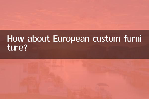 Wie wäre es mit europäischen Maßmöbeln?