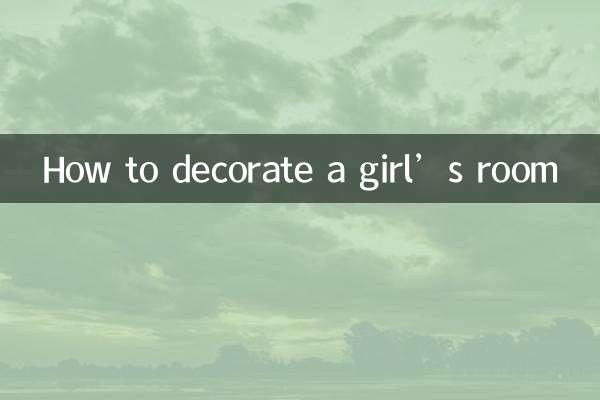 Cómo decorar la habitación de una niña