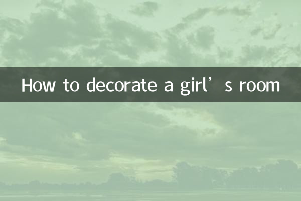 Cómo decorar la habitación de una niña