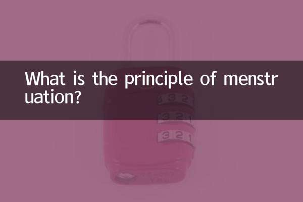 ¿Cuál es el principio de la menstruación?