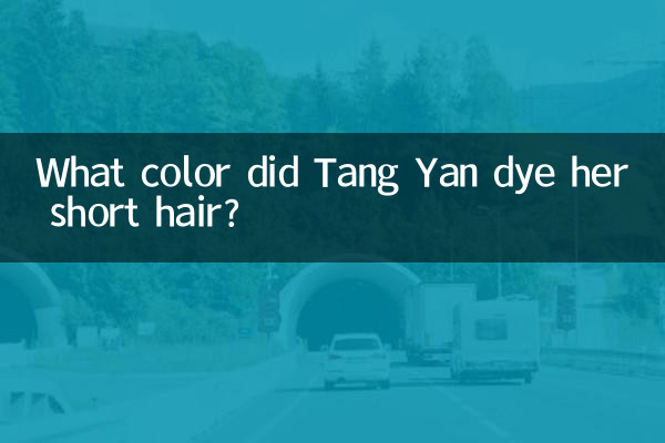 タン・ヤンは短い髪を何色に染めましたか?