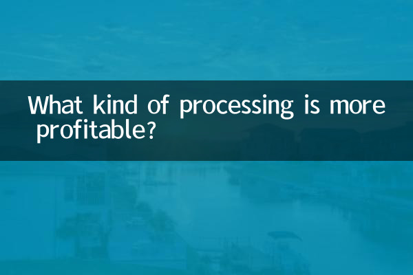 What kind of processing is more profitable?