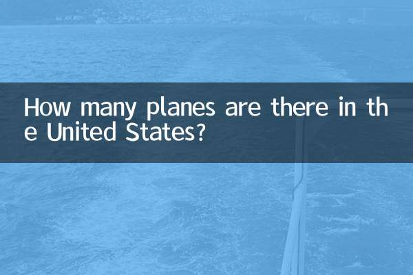 संयुक्त राज्य अमेरिका में कितने विमान हैं?