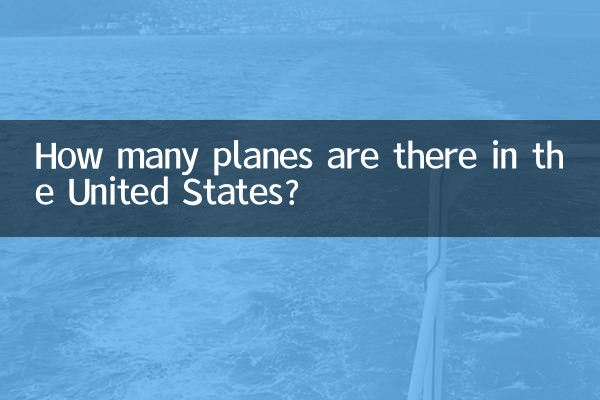 アメリカには飛行機が何機ありますか?