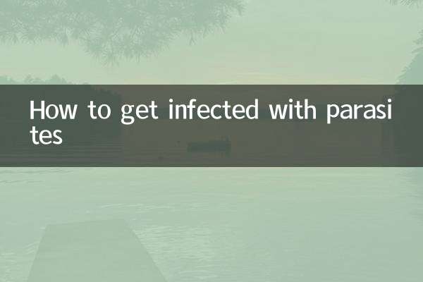 Come infettarsi dai parassiti