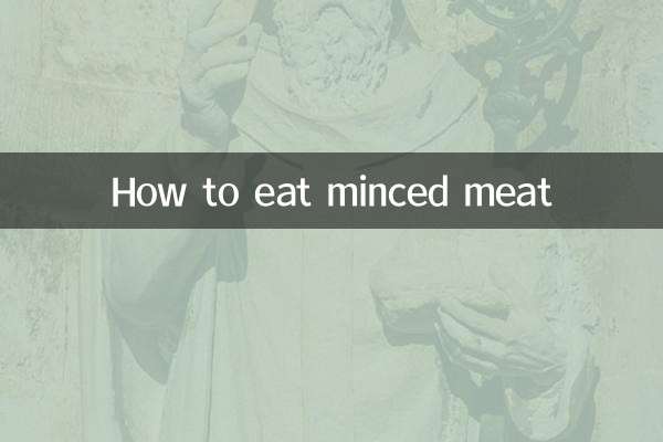 طرز خوردن گوشت چرخ کرده