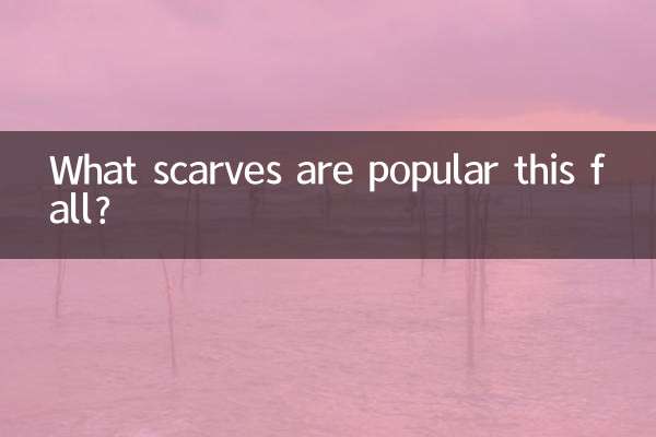 Welche Schals sind diesen Herbst angesagt?