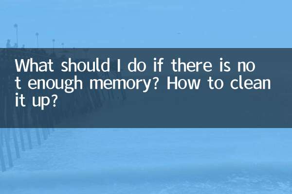 ماذا علي أن أفعل إذا لم تكن هناك ذاكرة كافية؟ كيفية تنظيفه؟