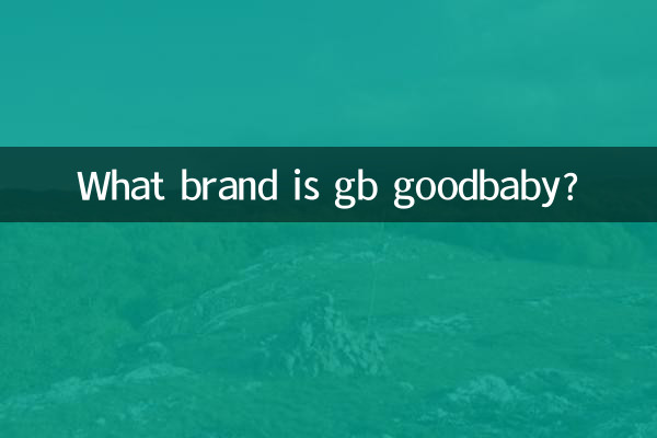 Che marca è GB Goodbaby?