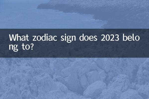 2023 کا تعلق کس رقم کا نشان ہے؟