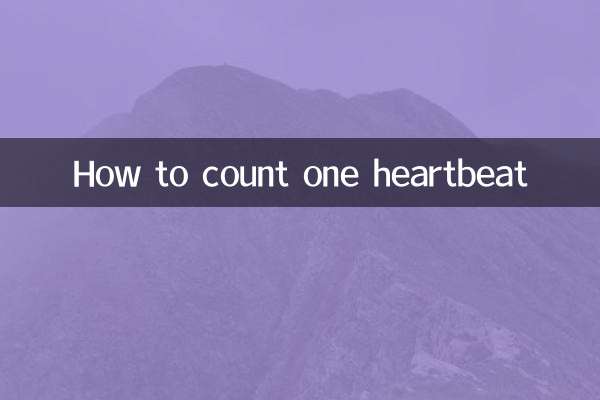 So zählen Sie einen Herzschlag