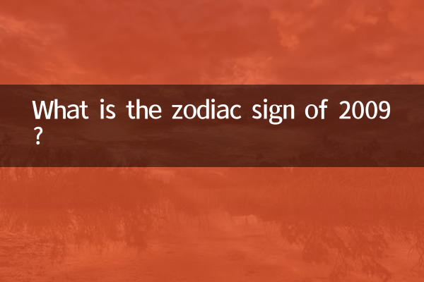 What is the zodiac sign of 2009?