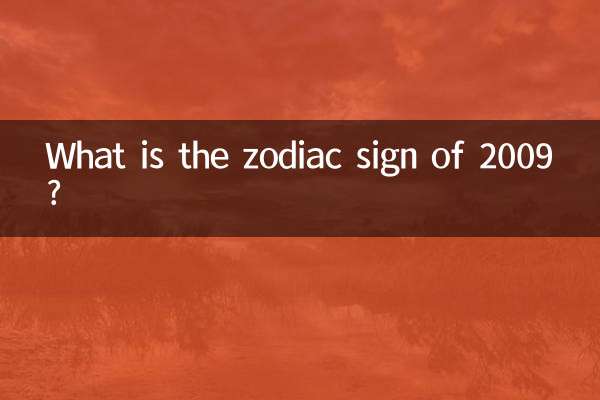 What is the zodiac sign of 2009?