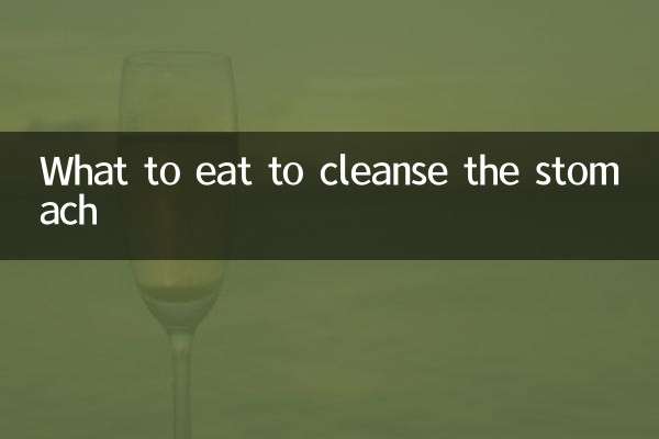 Que comer para limpiar el estómago.