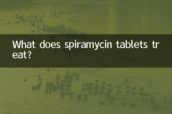 What does spiramycin tablets treat?