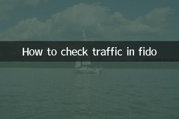 So überprüfen Sie den Verkehr in Fido