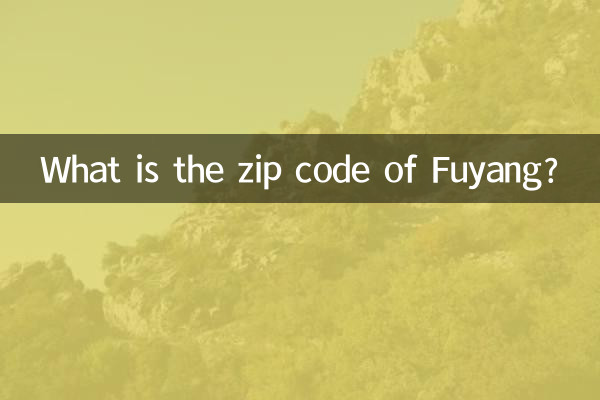 What is the zip code of Fuyang?