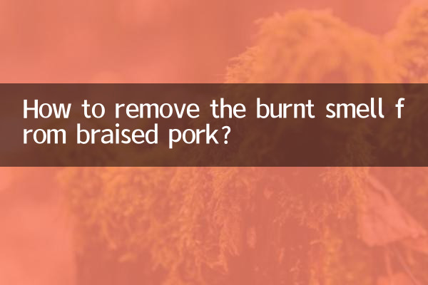 چگونه بوی سوختگی را از گوشت خوک سرخ شده پاک کنیم؟