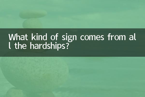 সব কষ্ট থেকে কি ধরনের চিহ্ন আসে?