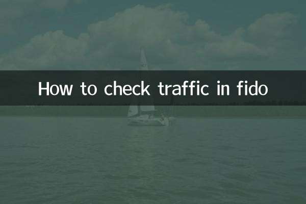 Comment vérifier le trafic dans fido