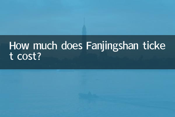 Quanto custa o ingresso para Fanjingshan?