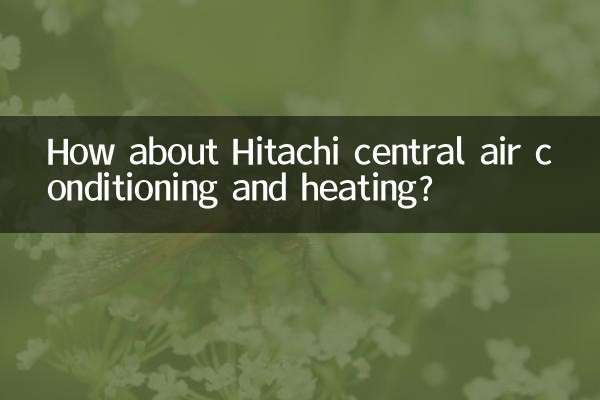 Wie wäre es mit einer zentralen Klimaanlage und Heizung von Hitachi?