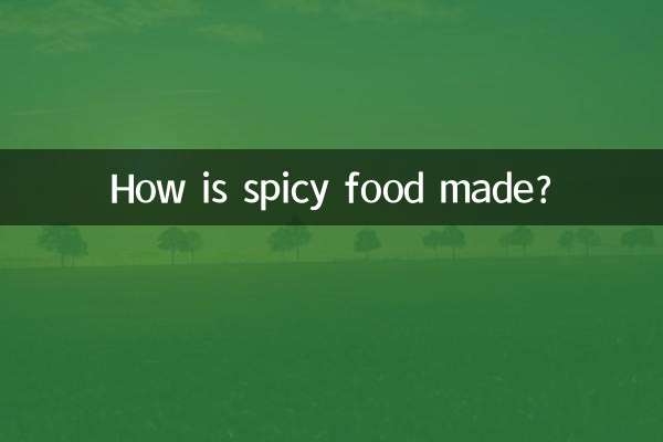 ¿Cómo se hace la comida picante?