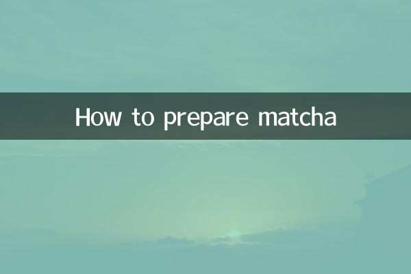 طرز تهیه ماچا