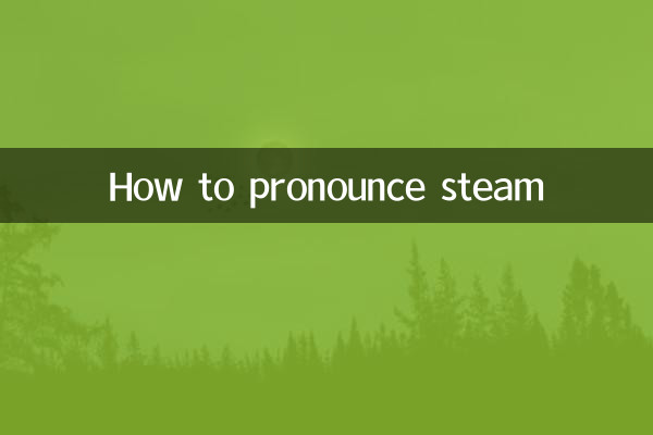 Comment prononcer vapeur