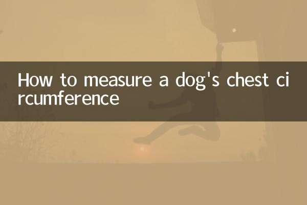 کتے کے سینے کے فریم کی پیمائش کیسے کریں