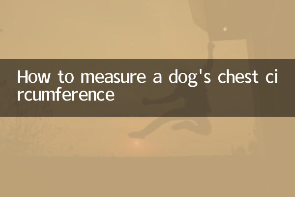 کتے کے سینے کے فریم کی پیمائش کیسے کریں