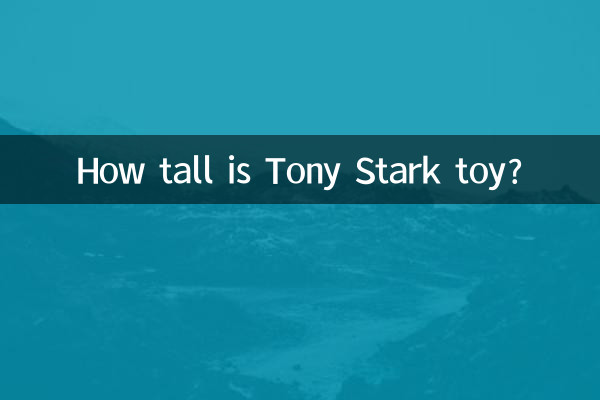 How tall is Tony Stark toy?
