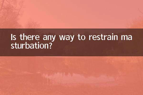 Gibt es eine Möglichkeit, die Masturbation einzudämmen?