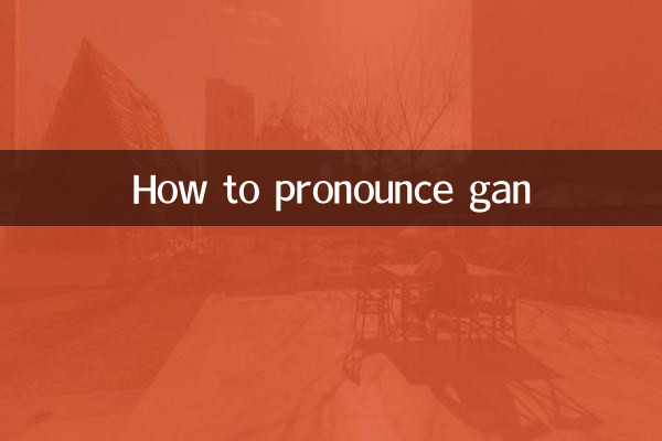 Cómo pronunciar gan