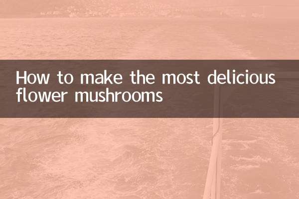 Cómo hacer las setas de flores más deliciosas