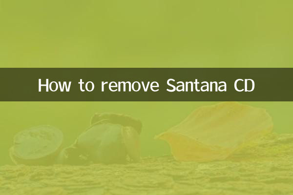Come rimuovere il CD di Santana