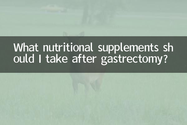 Welche Nahrungsergänzungsmittel sollte ich nach einer Gastrektomie einnehmen?