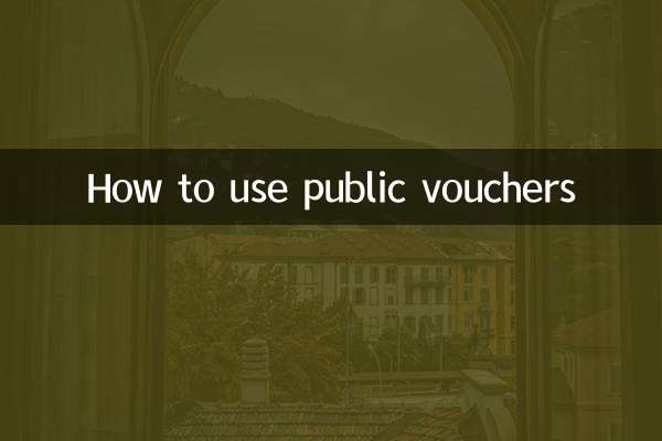 كيفية استخدام القسائم العامة