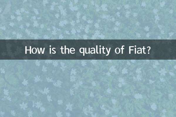 ফিয়াটের মান কেমন?