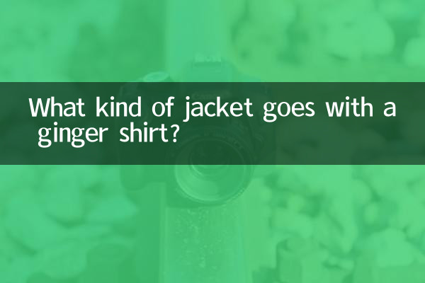 ジンジャーシャツにはどんなジャケットが合いますか?