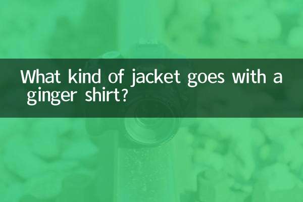 ジンジャーシャツにはどんなジャケットが合いますか？