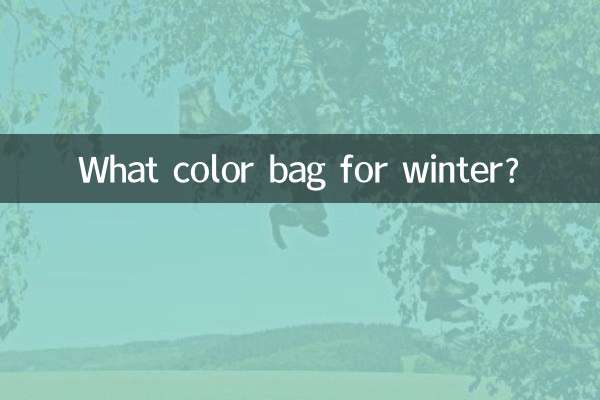 ما لون حقيبة لفصل الشتاء؟