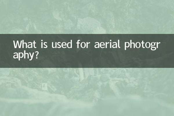 Qu'est-ce qui est utilisé pour la photographie aérienne ?