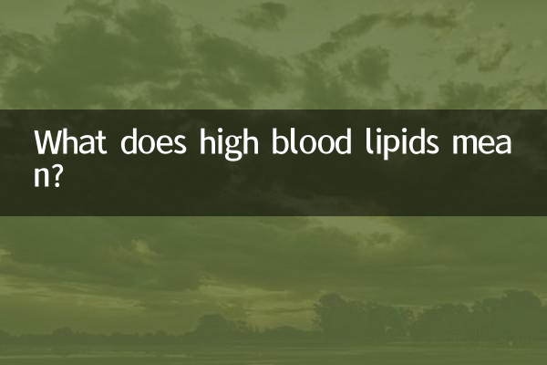 O que significa lipídios elevados no sangue?